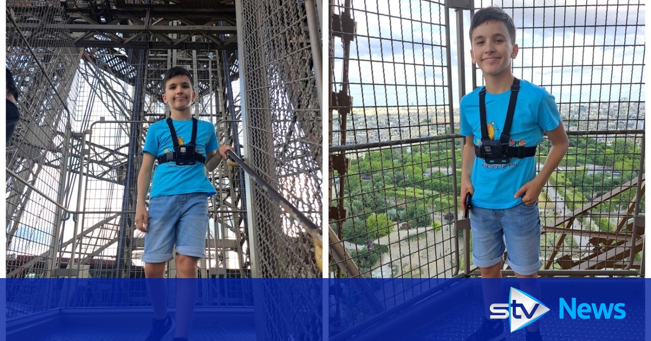 Teen ‘broken in half’ in sledge accident climbs 674 steps of Eiffel Tower